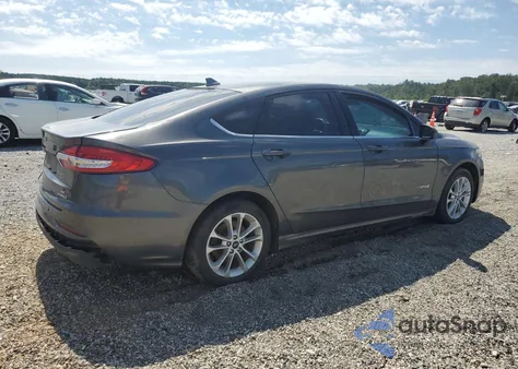 2019 Ford Fusion Se из США, поврежденный, VIN 3FA6P0LU7KR206543